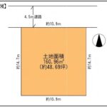 習志野市実籾６丁目　建築条件無し　売地 画像1