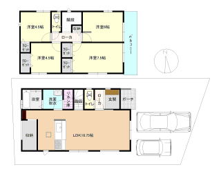 船橋市旭町1丁目 新築戸建 画像1 船橋市旭町1丁目 新築戸建 画像1